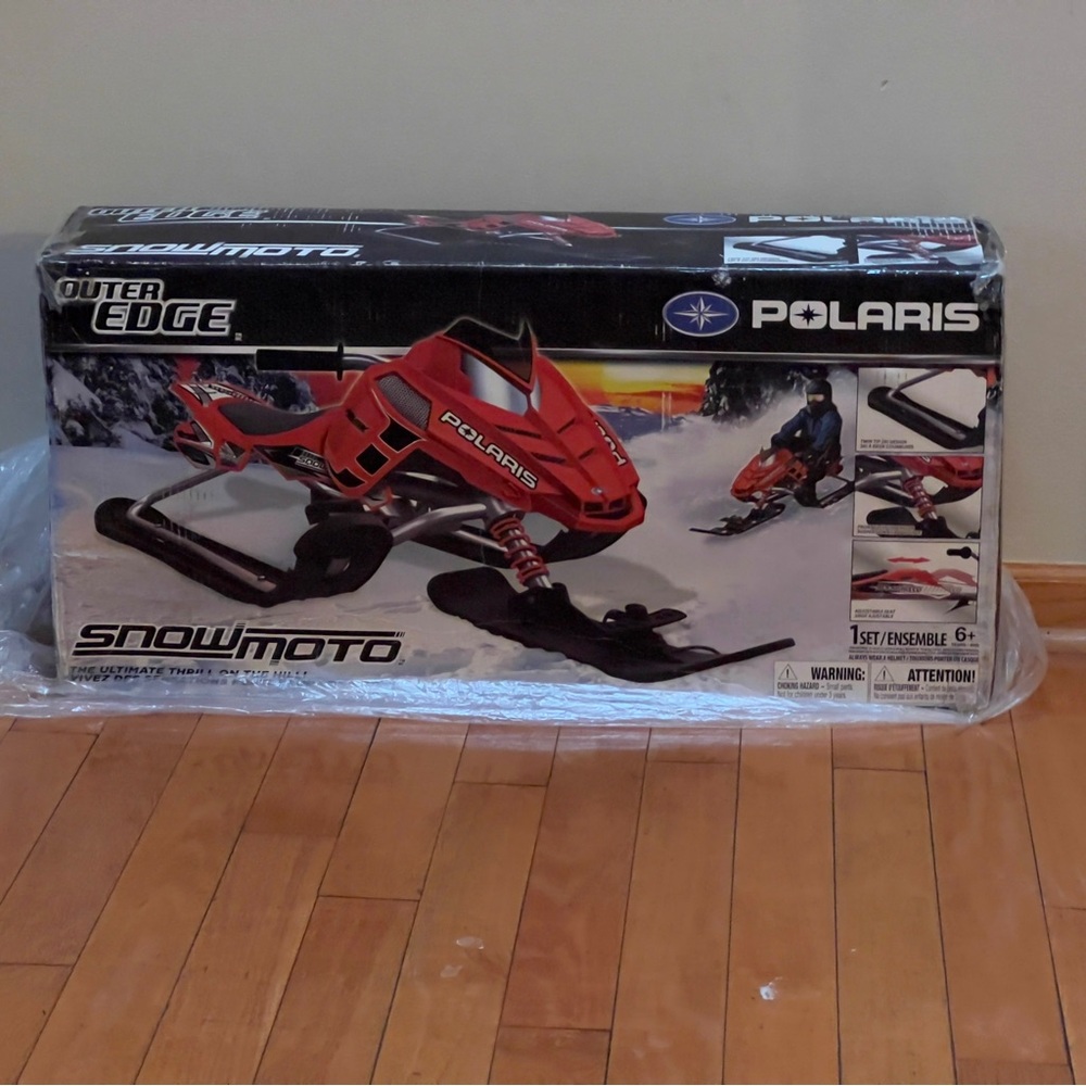 Polaris SnowMoto Red Kids Snow Vehicle